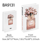 Luxury Perfume Fake Book Storage Box