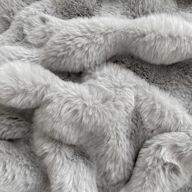 2pcs Fluffy Plush Pillowcase