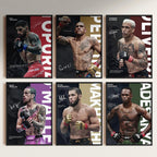 Famous Boxing Legends Poster UFC Inspirational ILIA TOPURIA Canvas Print