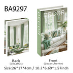 Fashion Luxury Fake Book Storage Box Perfume Decorative Books