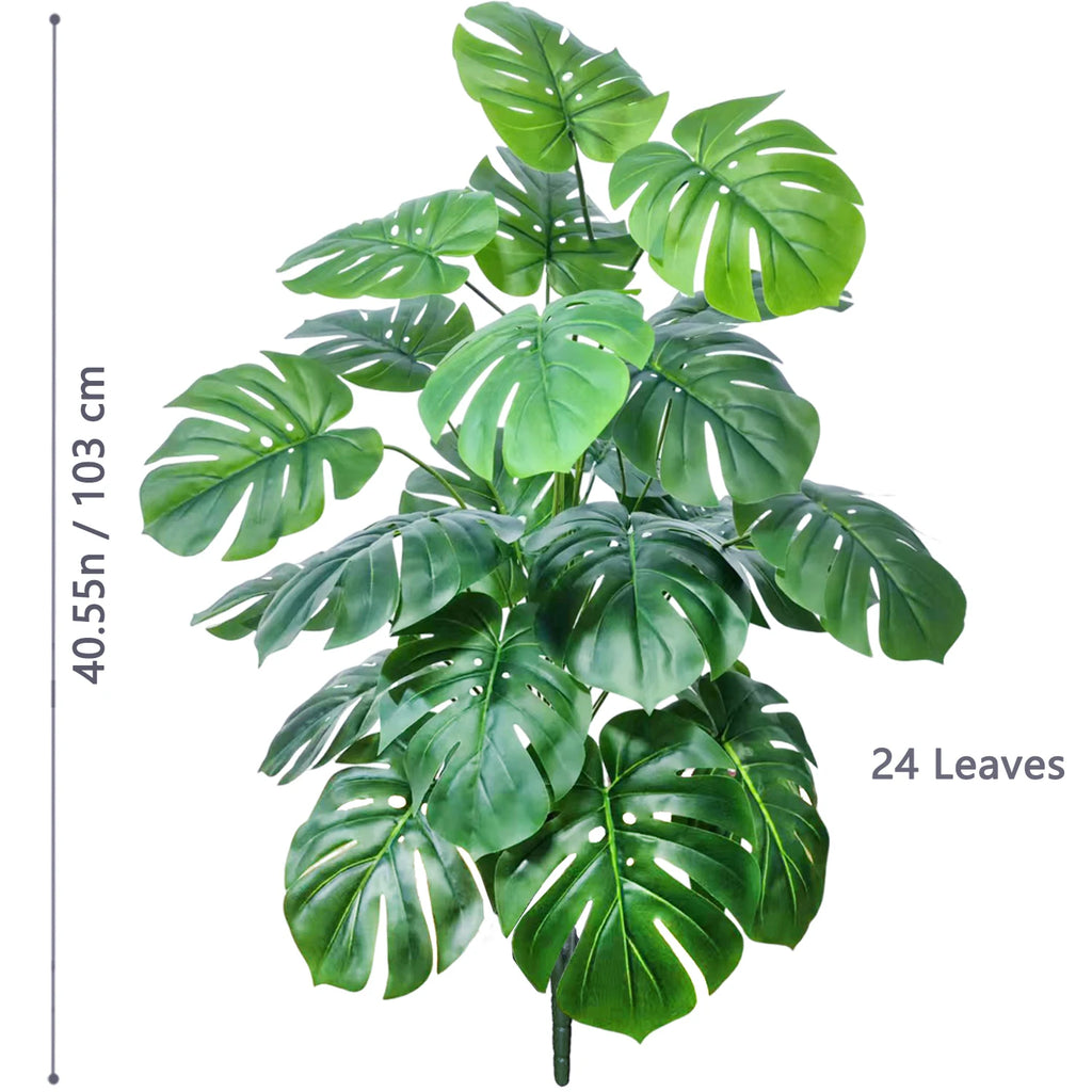 Artificial Monstera Plant Fake Palm Tree