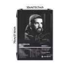 Rapper Album Cover Retro Poster Music Canvas Wall Art Print