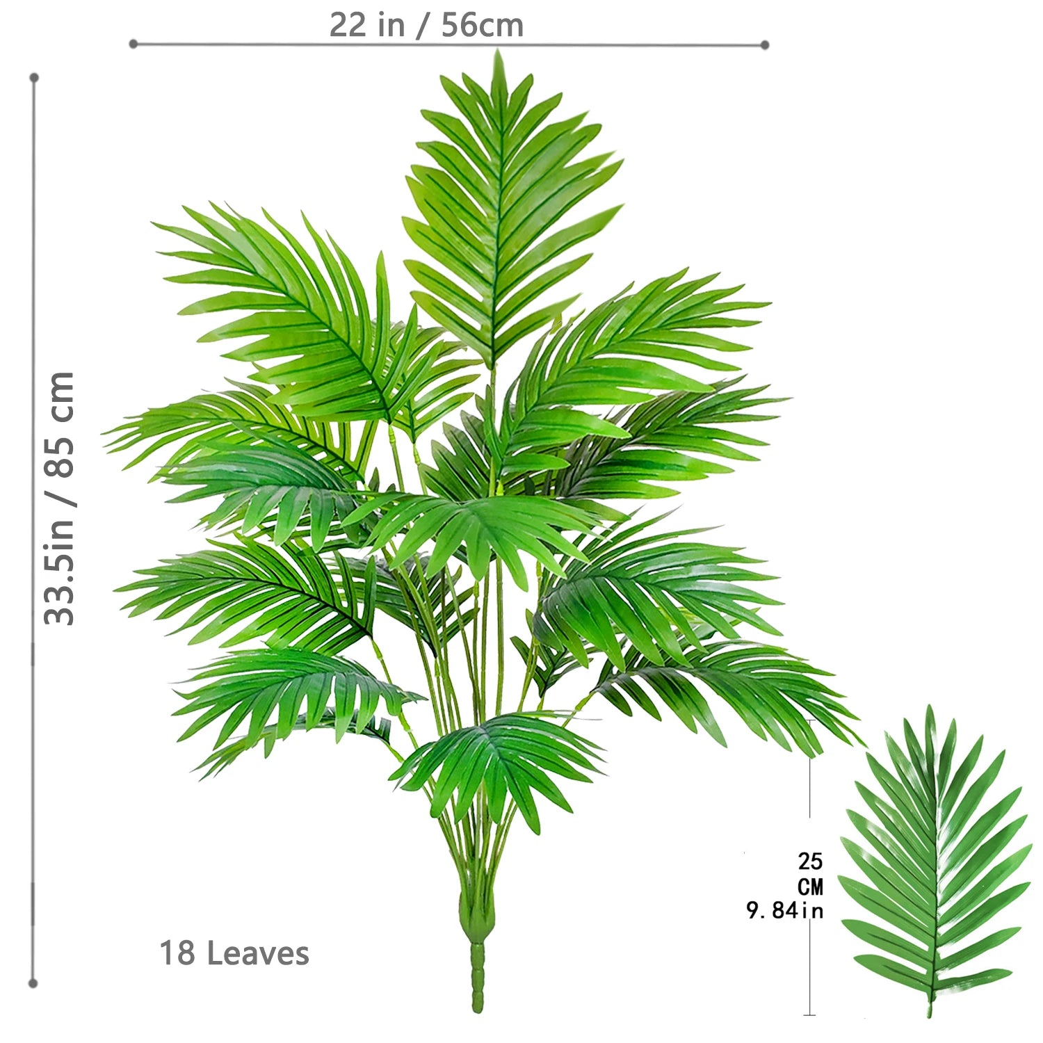 Large Artificial Palm Tree Tropical Fake Plant