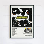 New ASAP Rocky Testing Live Love D.M.B.Tracklist Music Album Cover Poster Prints Wall Art