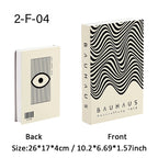 Fashion Paris Milan Luxe Fake book Decorative Books Storage Box