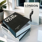 Open Luxury Fake Book Storage Box