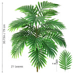 Large Artificial Palm Tree Tropical Fake Plant