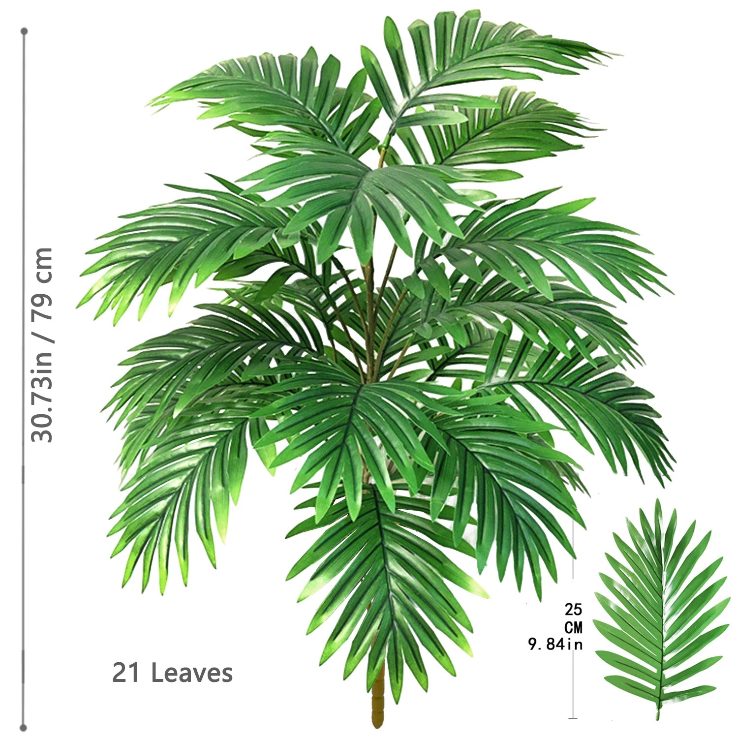 Large Artificial Palm Tree Tropical Fake Plant