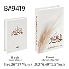 Islamic Mosque Luxury Fake Book Storage Box
