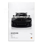 Minimalist Hyper Car Poster - E60 M5 CS M3 G800 911 GT3RSports Car Supercar Canvas