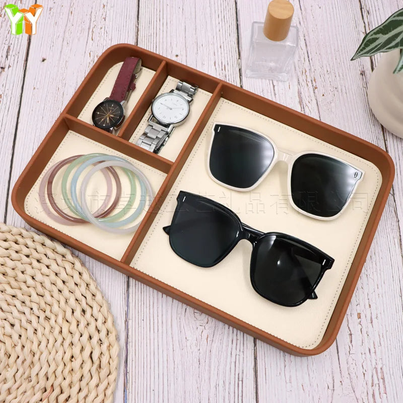 European style nightstand organizer tray