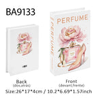 Fashion Luxury Fake Book Storage Box Perfume Decorative Books
