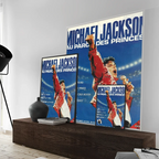 Michael Jackson Cartoon Pop Singer Wall Art, HD Canvas Print Poster