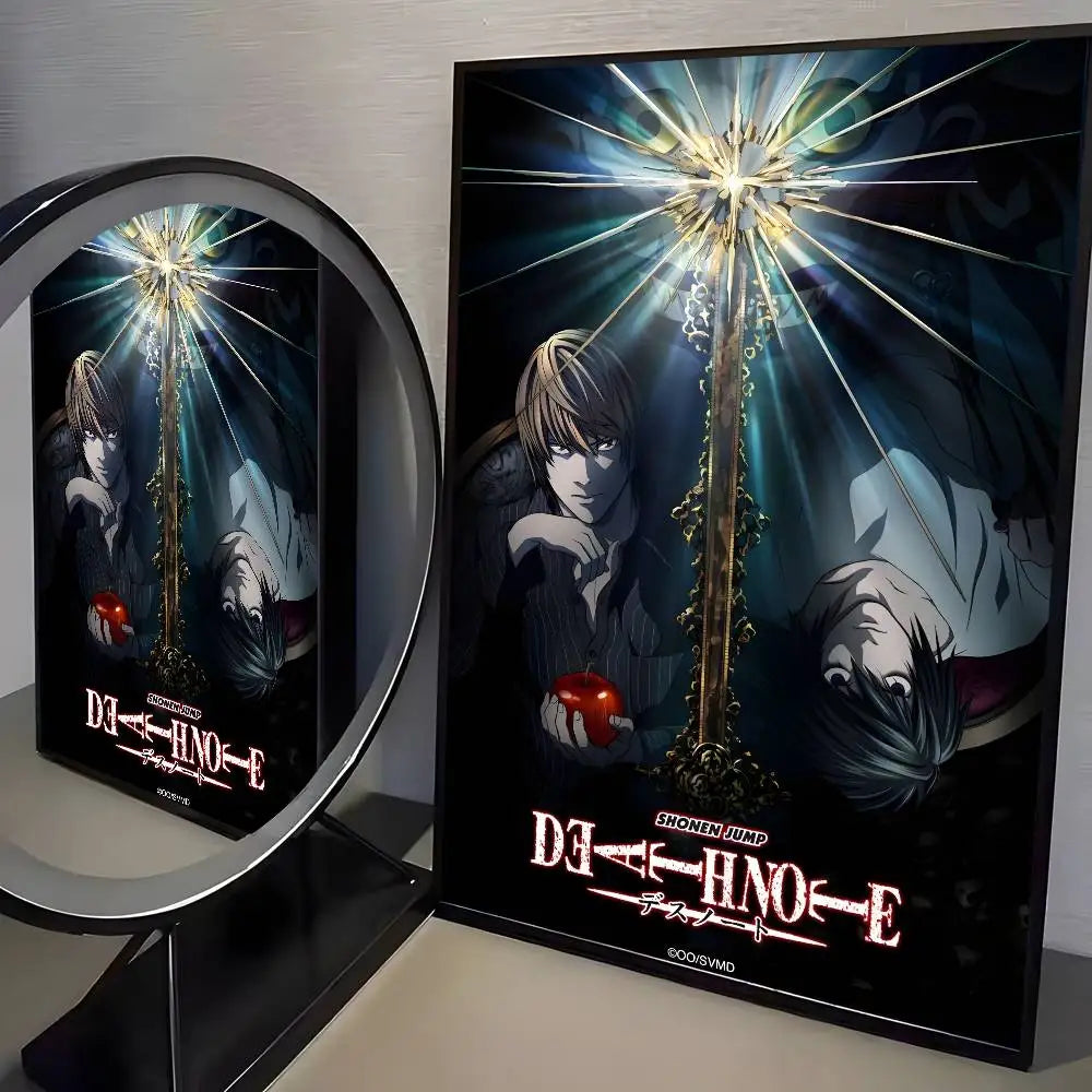 1pc Anime Death Note Classic Vintage poster art HD canvas