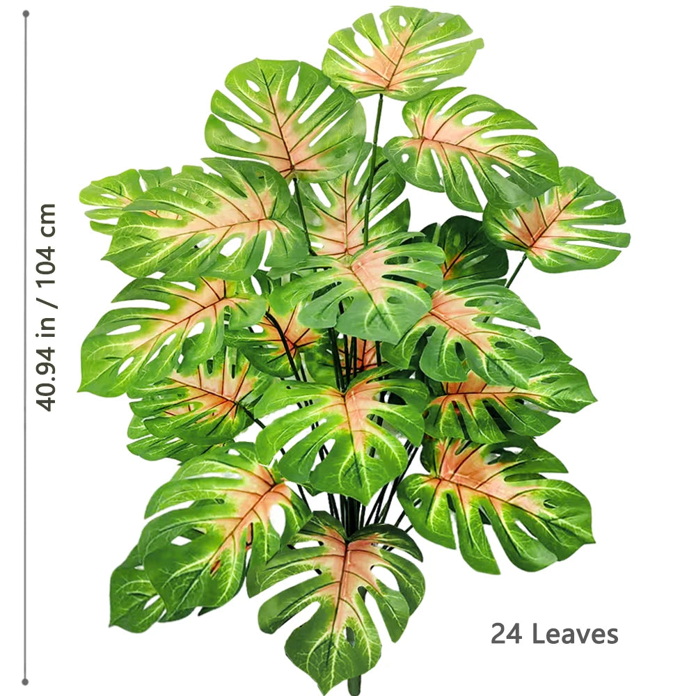 Artificial Monstera Plant Fake Palm Tree