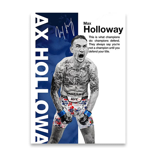 Boxing Star Canvas Wall Art Print Poster MMA Decorative Painting
