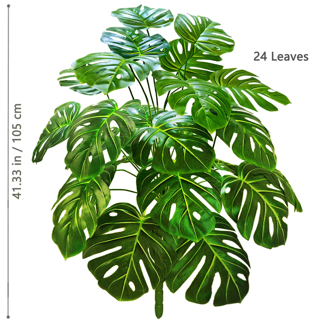 Artificial Monstera Plant Fake Palm Tree