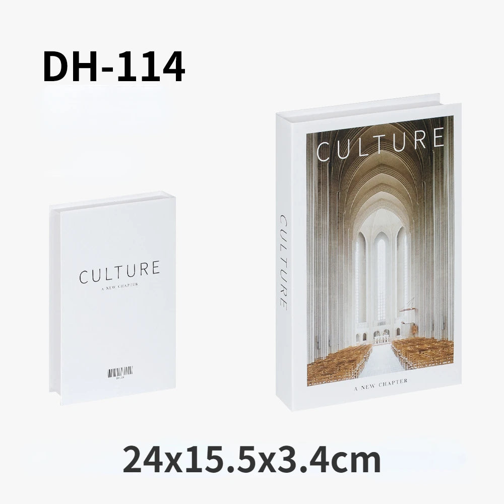 Minimalist Modern Decorative Fake Books