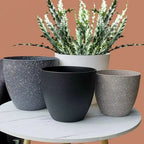 Plastic Imitation Stone Succulent Flowerpot
