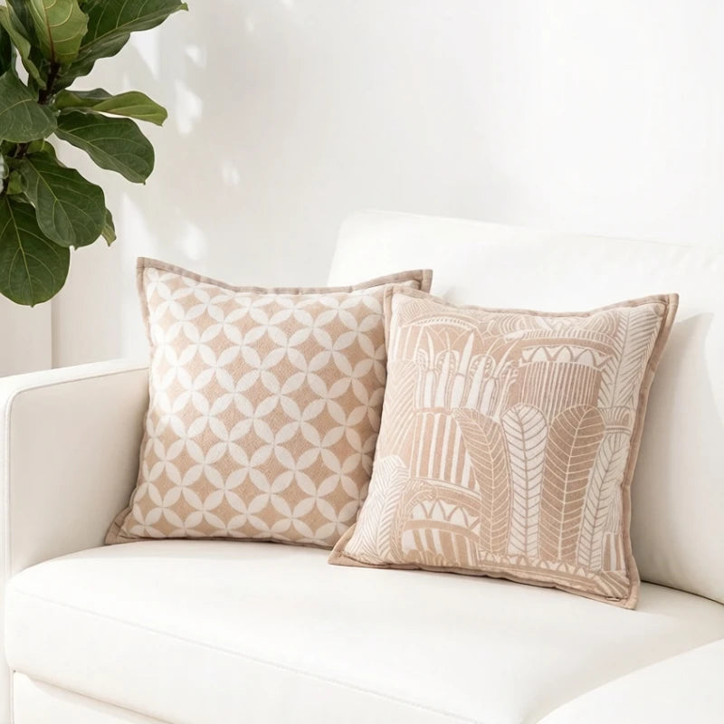 Textured Woven 45x45 Decorative Pillowcase