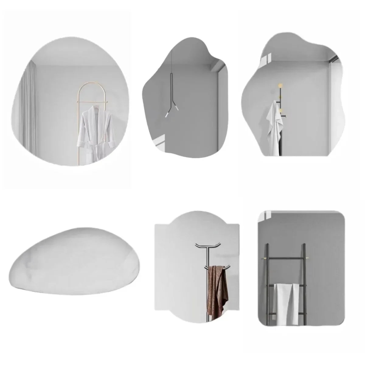 Irregular Mirror Wall Decorative Mirror