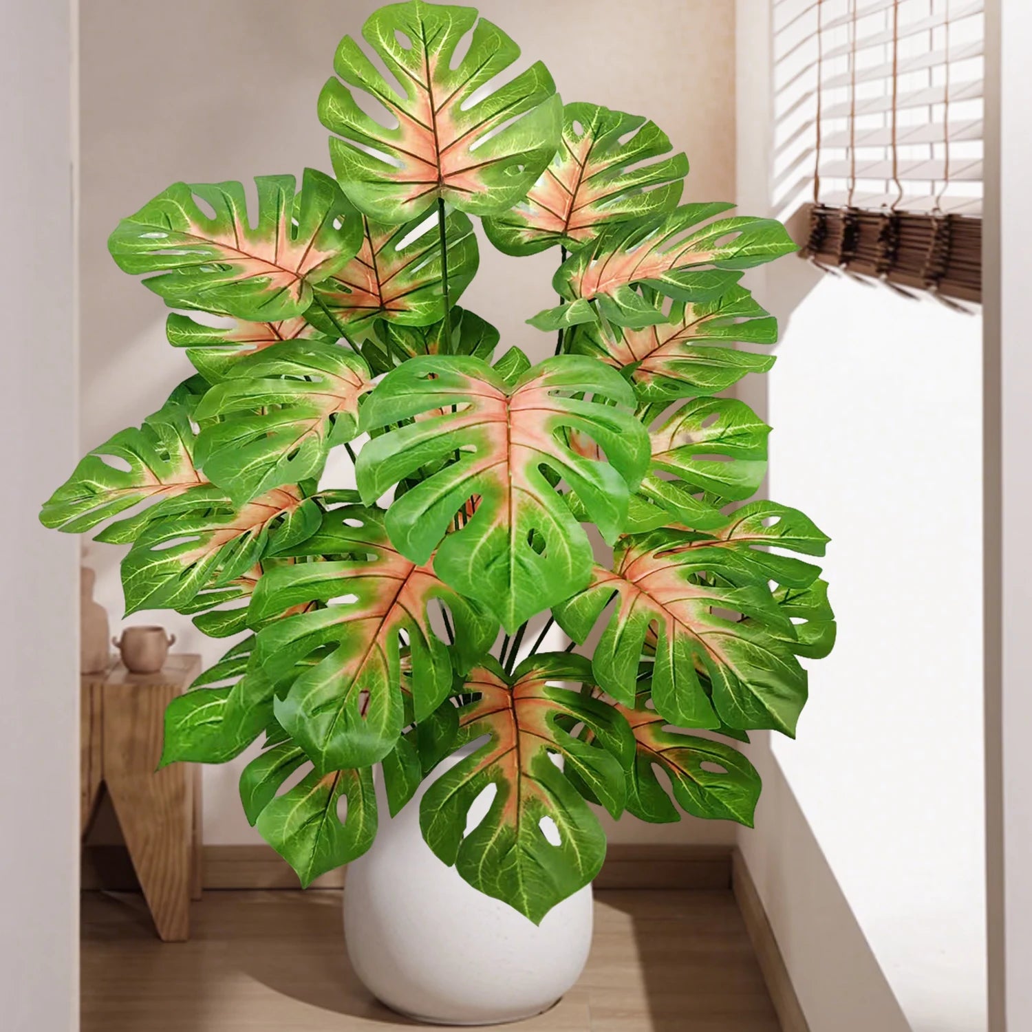 Artificial Monstera Plant Fake Palm Tree