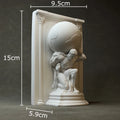 Hercules Mythical Figures Plaster Statue Desk Decoration
