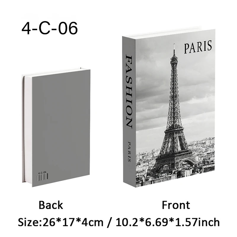 Luxury Perfume Fake Book Storage Box