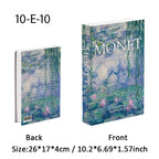 Open Luxury Fake Book Storage Box
