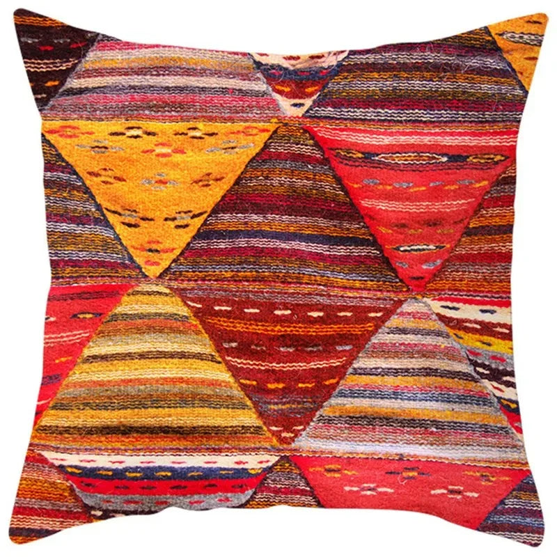 Bohemian ethnic style pillowcase living room sofa pillowcase