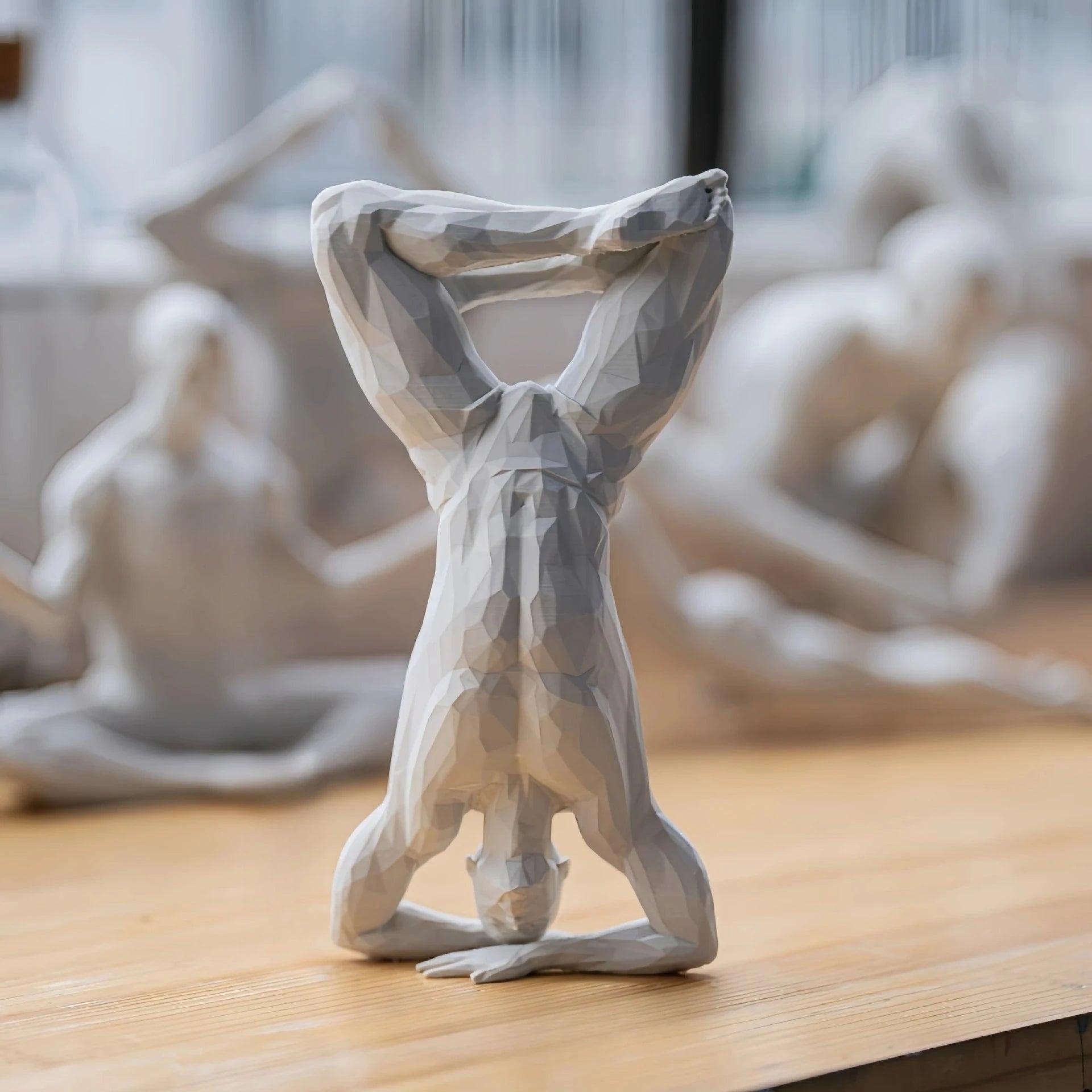 Yoga Man Figurine - Minimalist Home Decor Statue