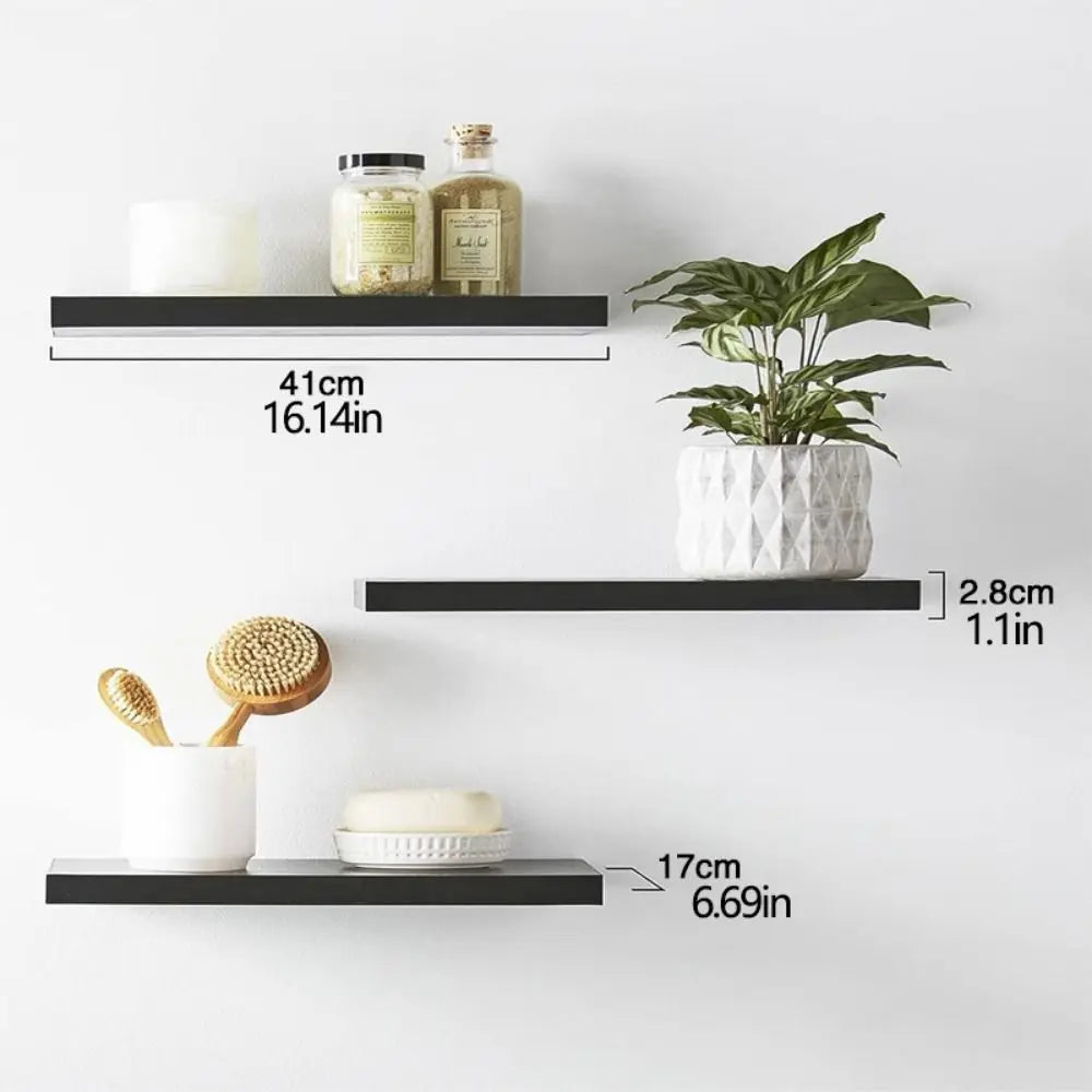 Hanging Wooden Durable Wall Shelves