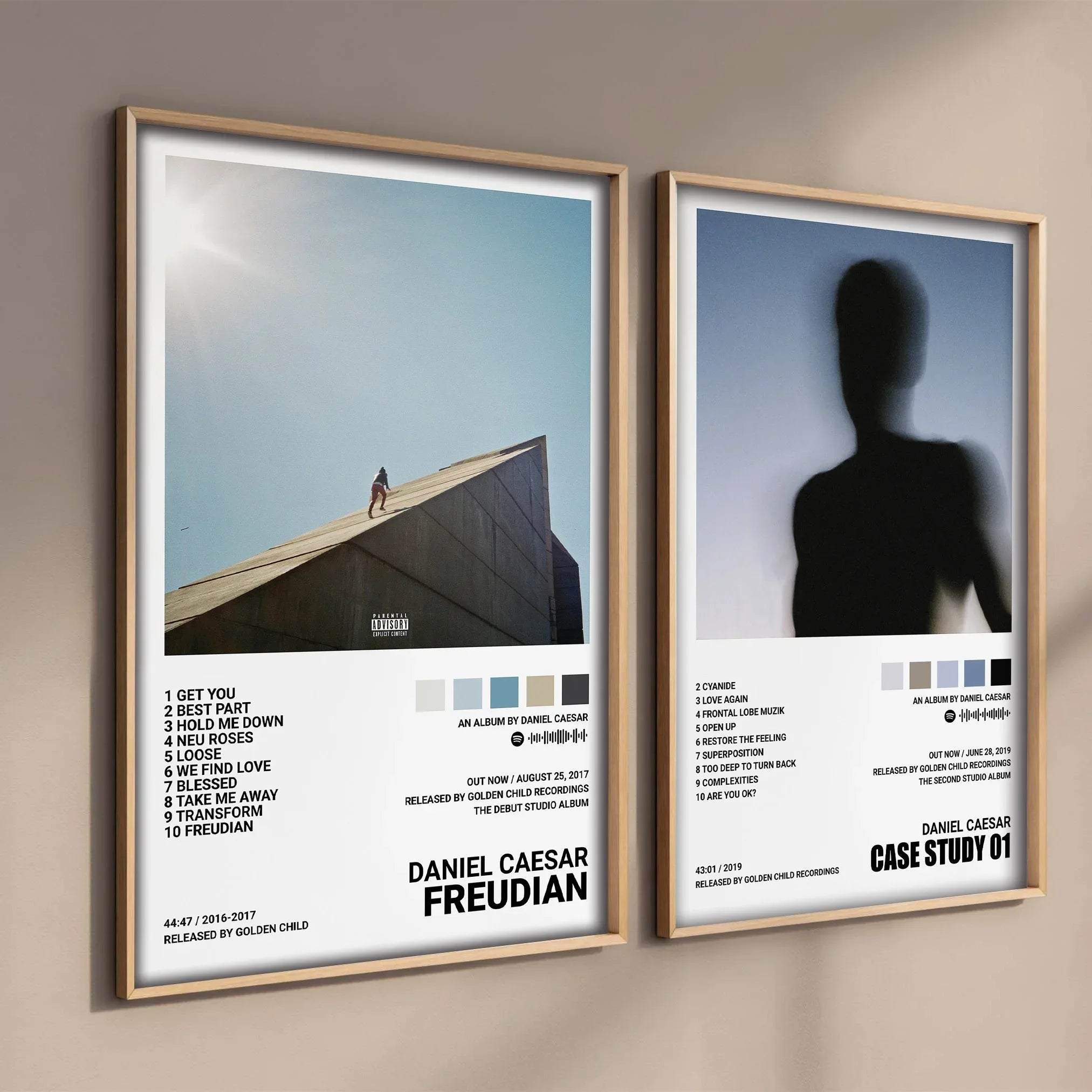 Daniel Caesar Singer Music Album Cover Freudian Canvas Painting Poster