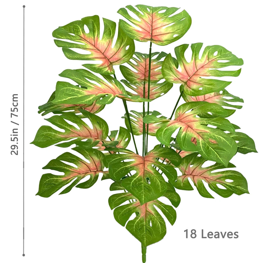 Artificial Monstera Plant Fake Palm Tree