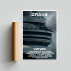 Black and White Drake Concert Cover Poster