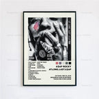 New ASAP Rocky Testing Live Love D.M.B.Tracklist Music Album Cover Poster Prints Wall Art