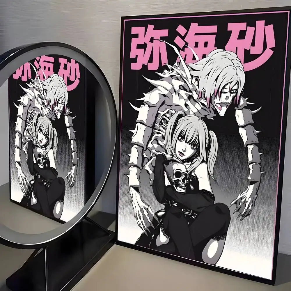 1pc Anime Death Note Classic Vintage poster art HD canvas