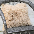 Genuine Mongolian Lamb Fur Cushion Cover