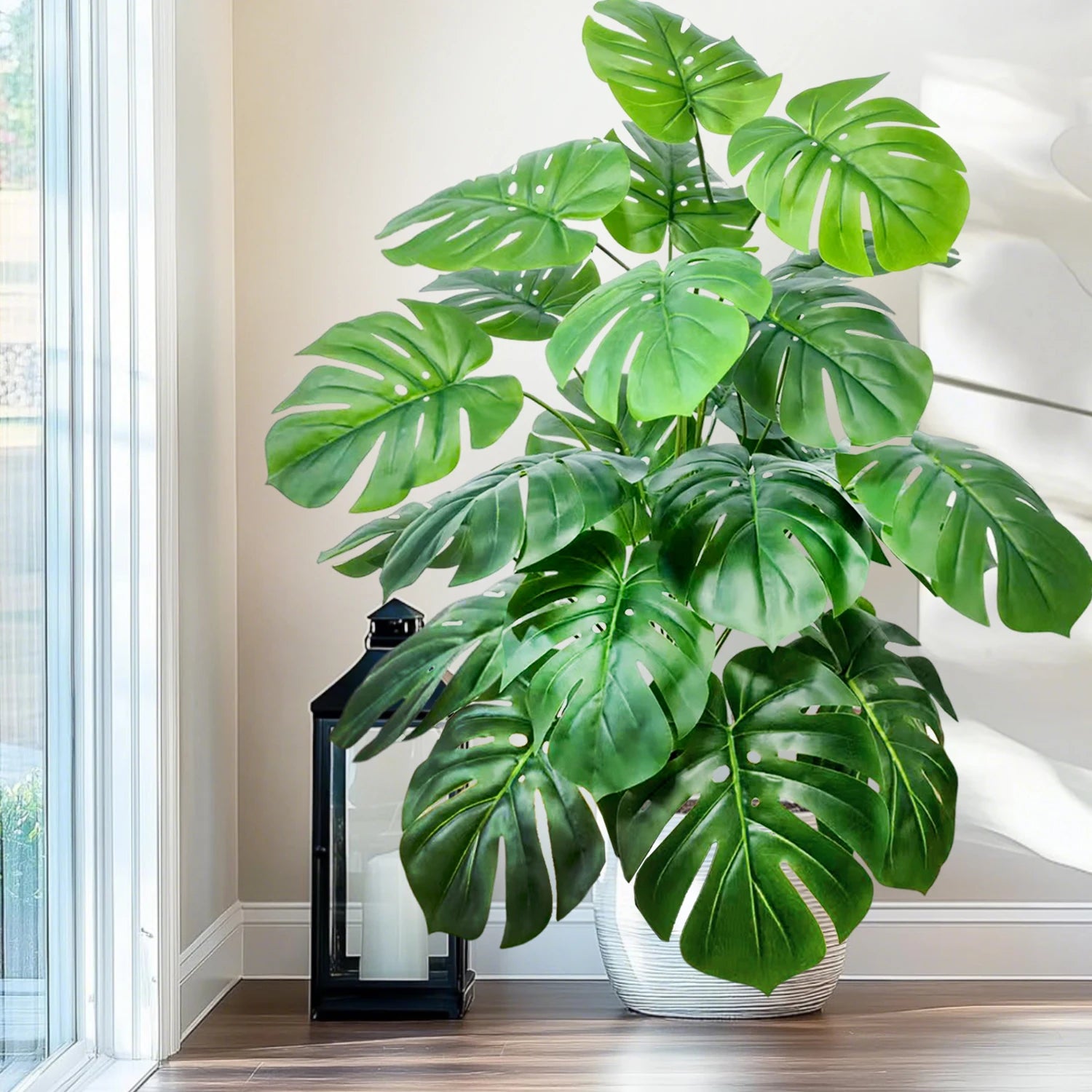 Artificial Monstera Plant Fake Palm Tree
