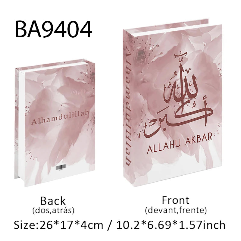 Islamic Mosque Luxury Fake Book Storage Box