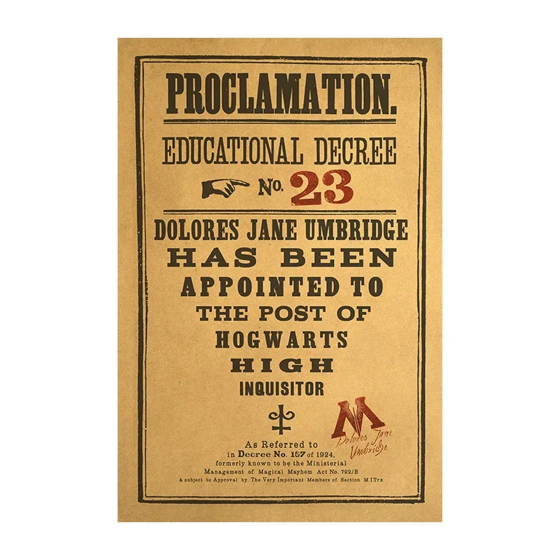 Magic School Movie Peripheral Posters