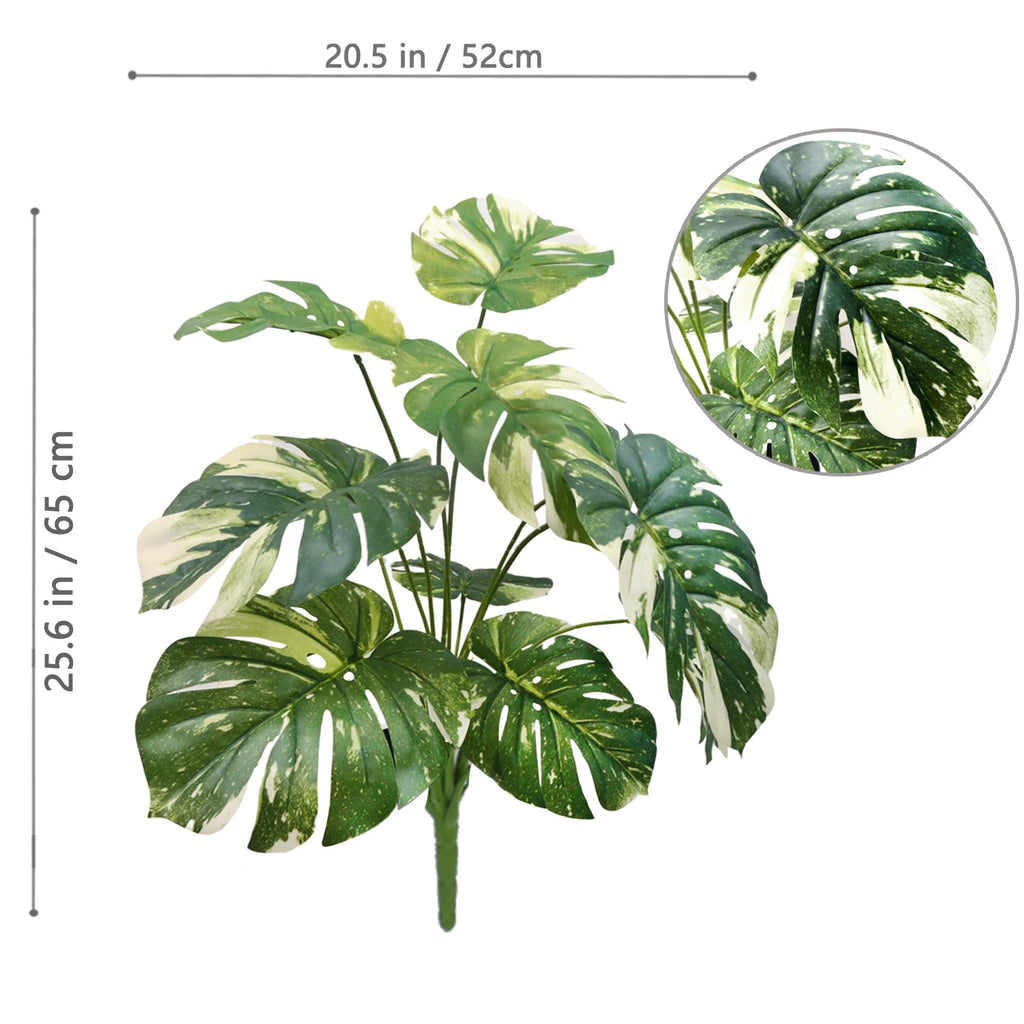 Artificial Monstera Plant Fake Palm Tree