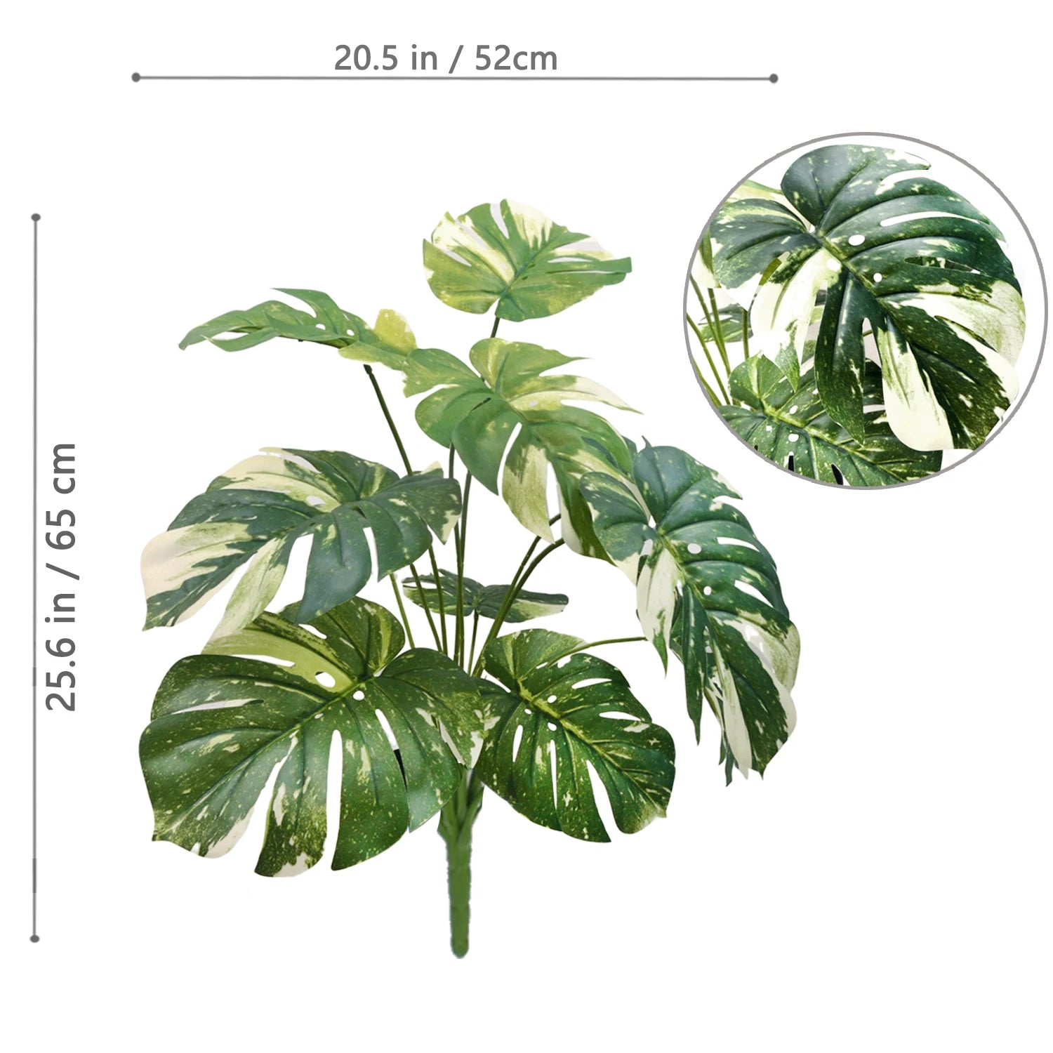 Artificial Monstera Plant Fake Palm Tree