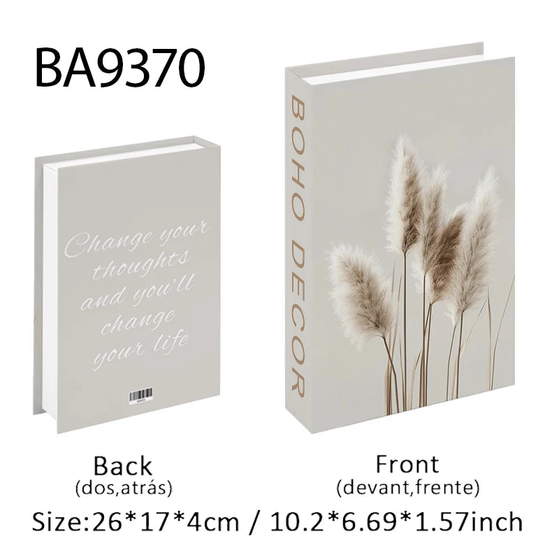 Luxury Perfume Fake Book Storage Box