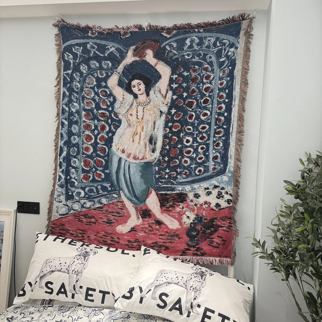 Henri Matisse French Artist Tapestry Blanket Sofa Throw