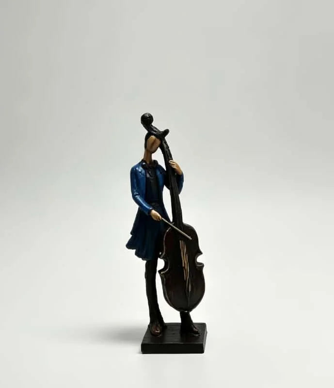 Modern Jazz Musician Resin Statue Art Sculpture