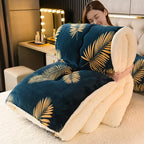 Winter Bedding Thick Quilt Blanket Thickened Warm Flannel Fleece Duvet Blanket