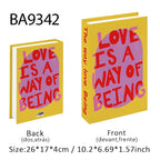 Fashion Luxury Fake Book Storage Box Perfume Decorative Books