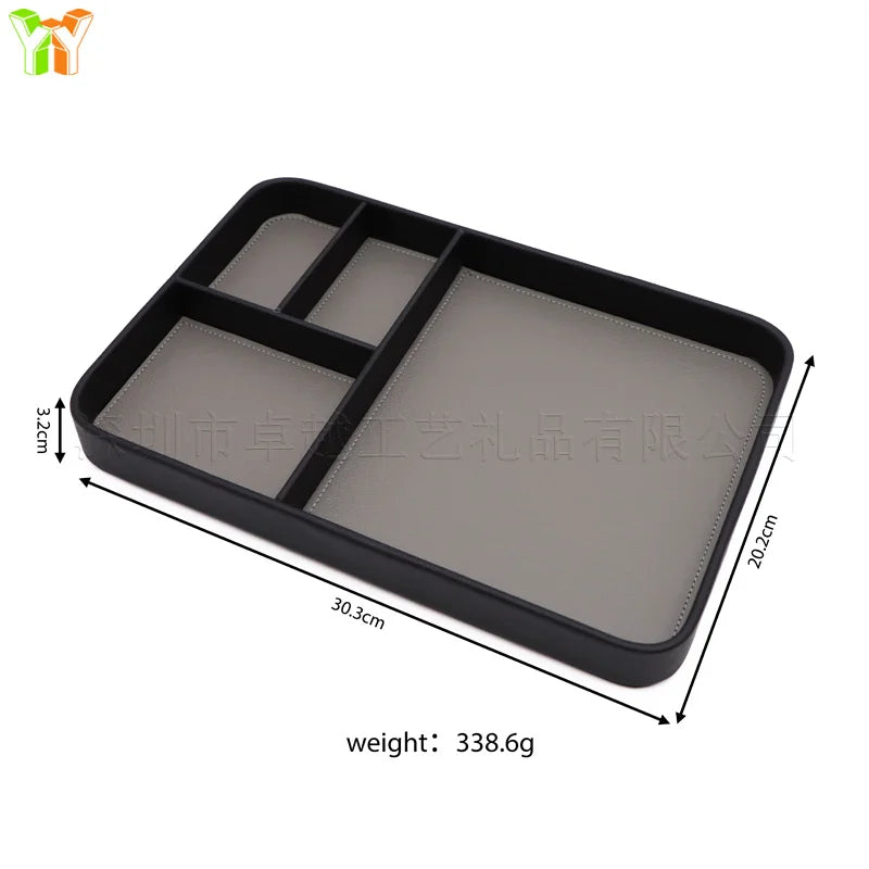 European style nightstand organizer tray