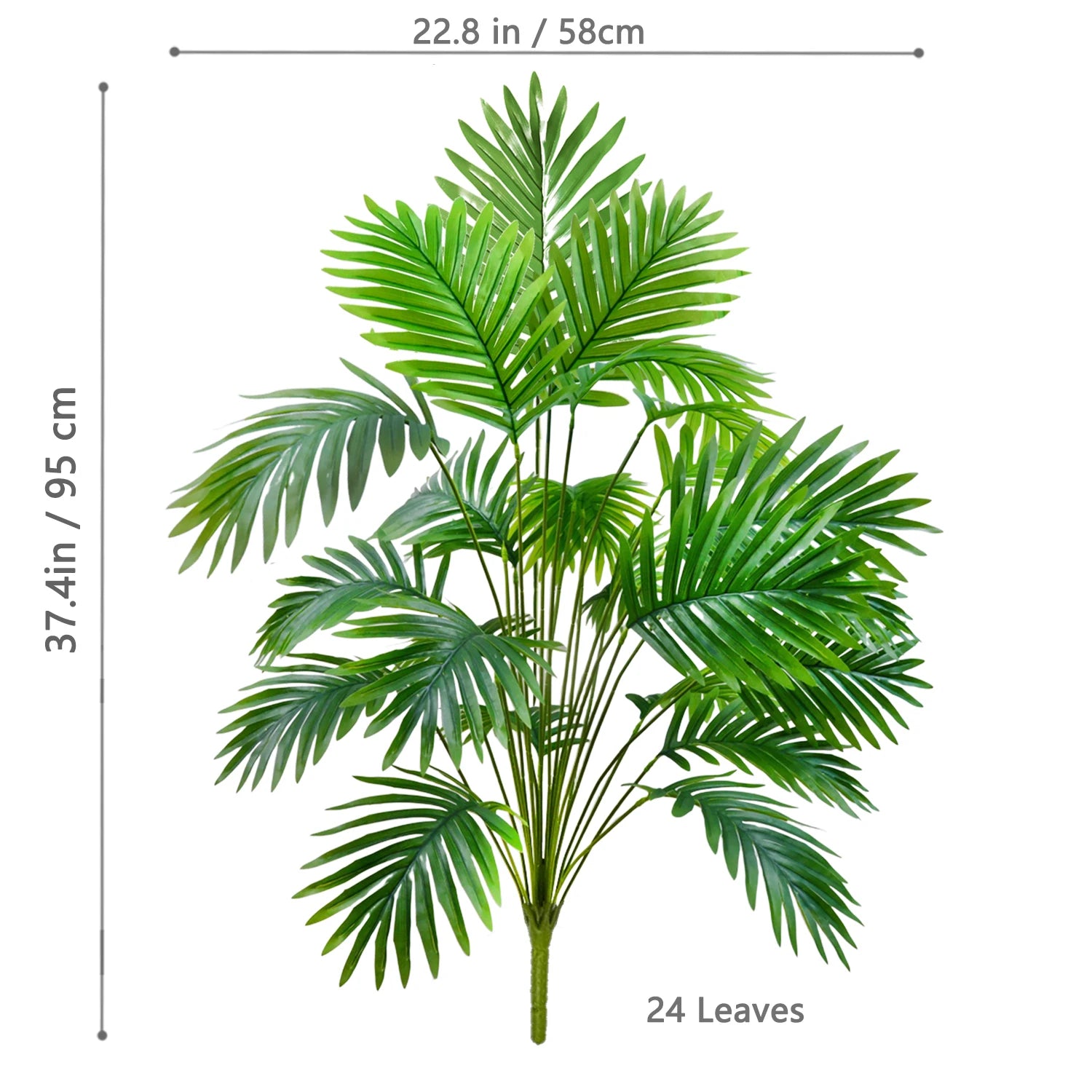 Large Artificial Palm Tree Tropical Fake Plant